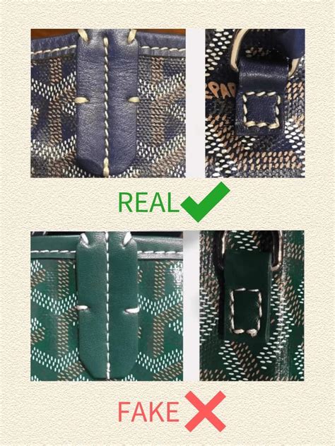 spot fake goyard belt|how to check if your goyard bag.